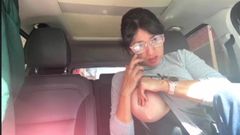 Car Boobs and Pussy Flash 2