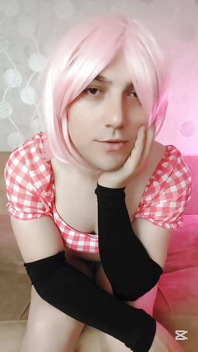 Pretty Slutty Femboy Cowgirl Sissy Kitty