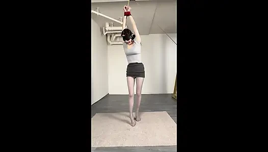 Ol Thick Gray Foot Pad Hanging + Electric Shock + Whipping