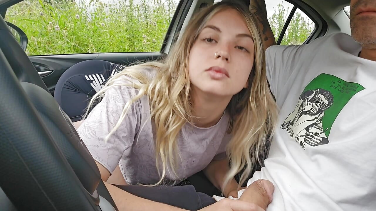 I Suck My Stepbrother's Big Dick in the Car