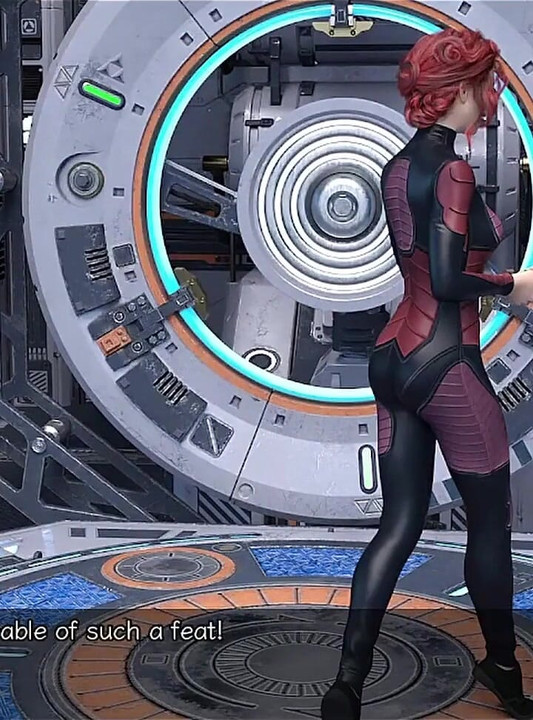 Stranded in Space - Holding Hands with Asian Scientist MILF