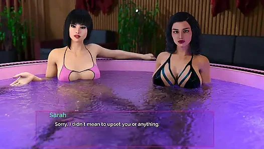 Shut up and dance: hot tub and sauna with sexy girls ep 54