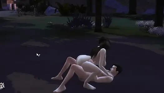 Ngentot di hutan sama gadis hot sims 4