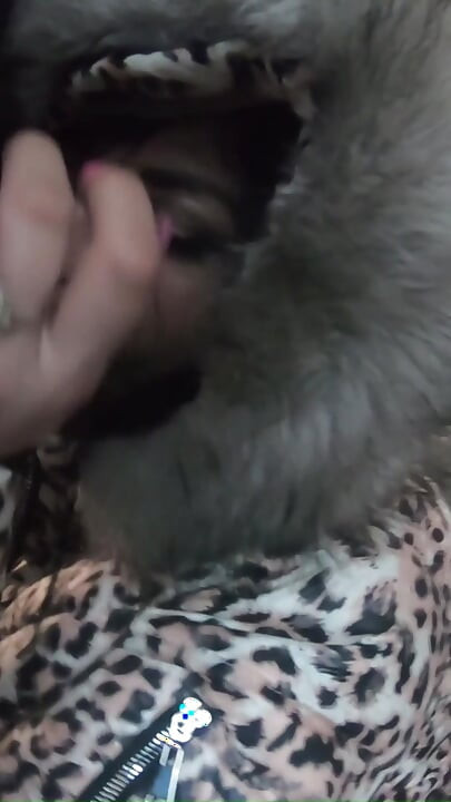 Milfycalla Face Fucking and Cumming Over My Glossy Puffer Jacket Linner