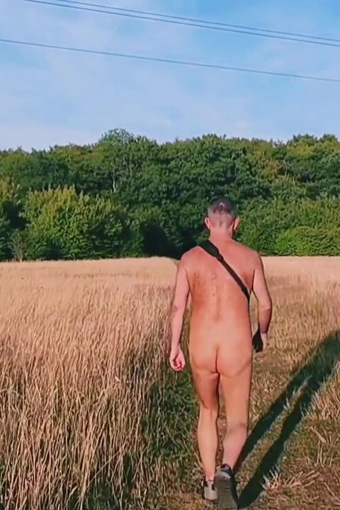 Naked Outdoor Walking