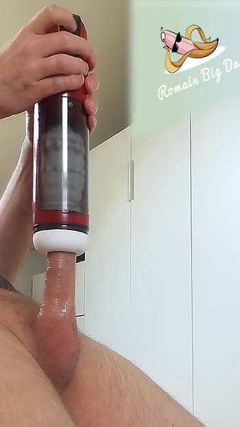Must-share moment from "Autoblow Strong Sucking Male Masturbator intense Orgasm"