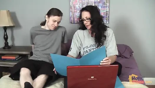 Hotel Room Seduction by My Horny Stepmom