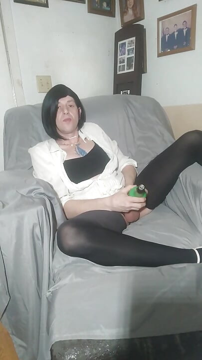 The crossdresser Angel Sapphire