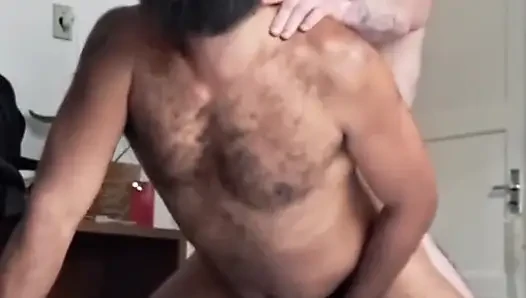 Barbudo Being Passive with Marcos Crescencio. Interracial, Bareback, Cum in Mouth