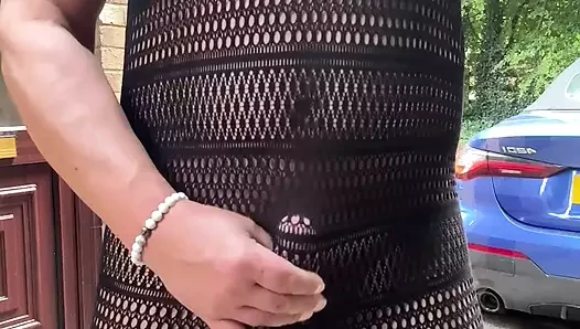 Seksi siyah kedi kıyafeti ve topuklu seksi travesti kellycd2022