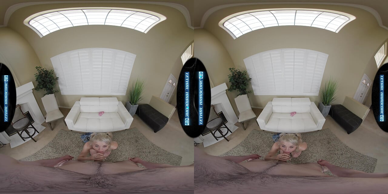 LETHAL HARDCORE VR - Cute College Blondie Gets Back On Cheating BF With YOUR Cock