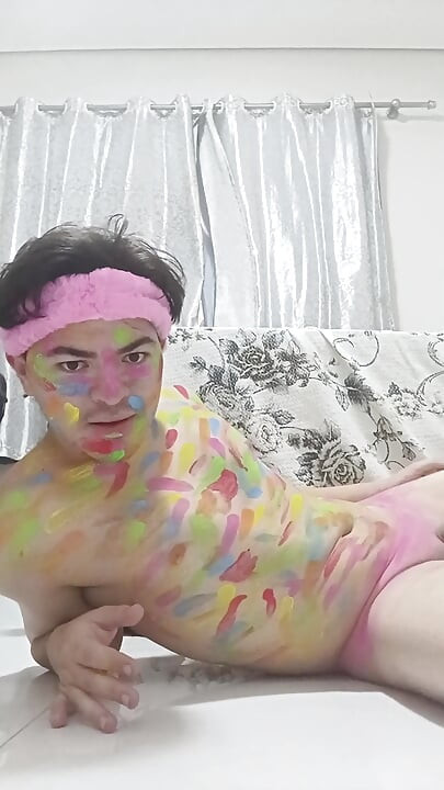 nanasin zinid rainbow fantasy with cum show