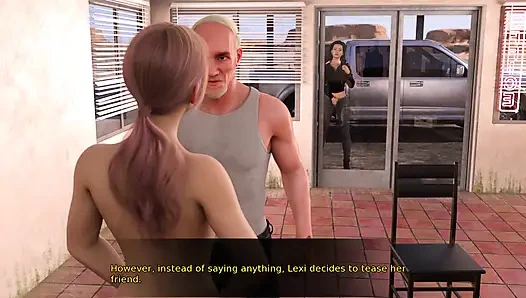 Baştan çıkarma beldesi 4 Tüm kızlar göğüslerini göstermek zorunda kaldı