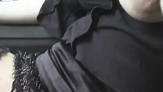 Picked up French Babe Playing with Her Big Titis and Wet Pussy