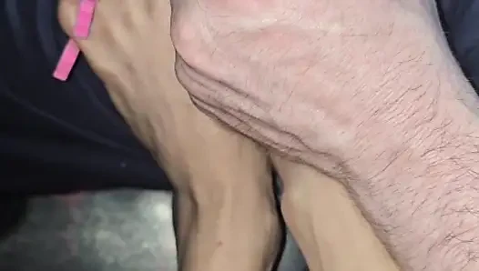 Melove Long Toes are Getting a Pedicure from Daddy