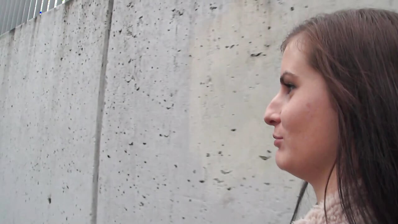 A Pretty 20-year-old Slut Gets Fucked by Two Strangers.