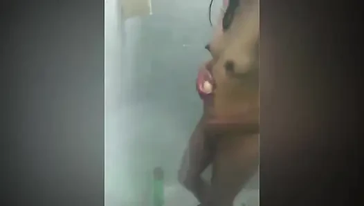 Sweet Tulipan in the Shower She Gets Excited When She Sees Me Recording Her and She Touches Herself