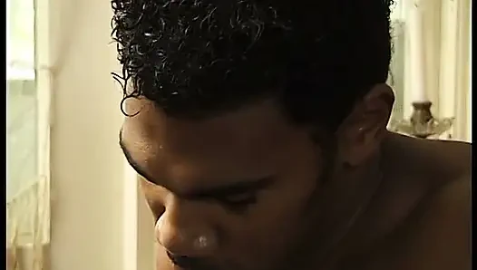 Mature slut wearing stockings gets her hairy pussy drilled interracially