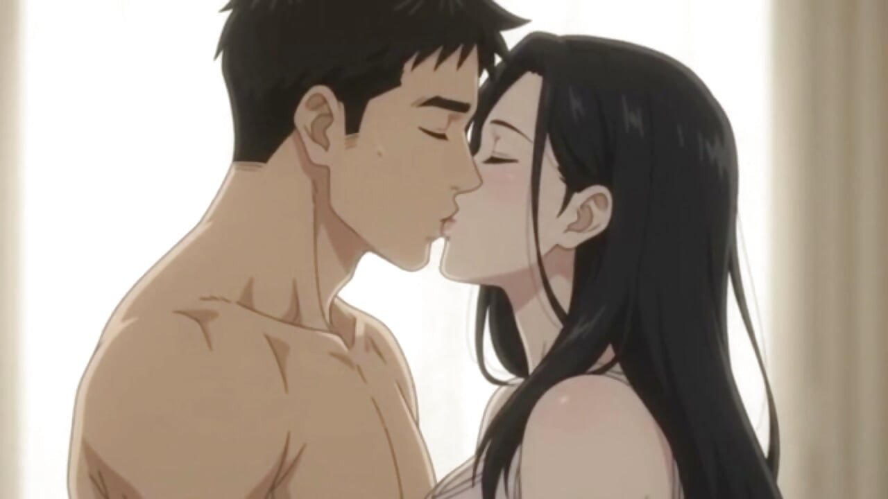 Stepsister Kissing practice with her stepbrother before his date with boyfriend