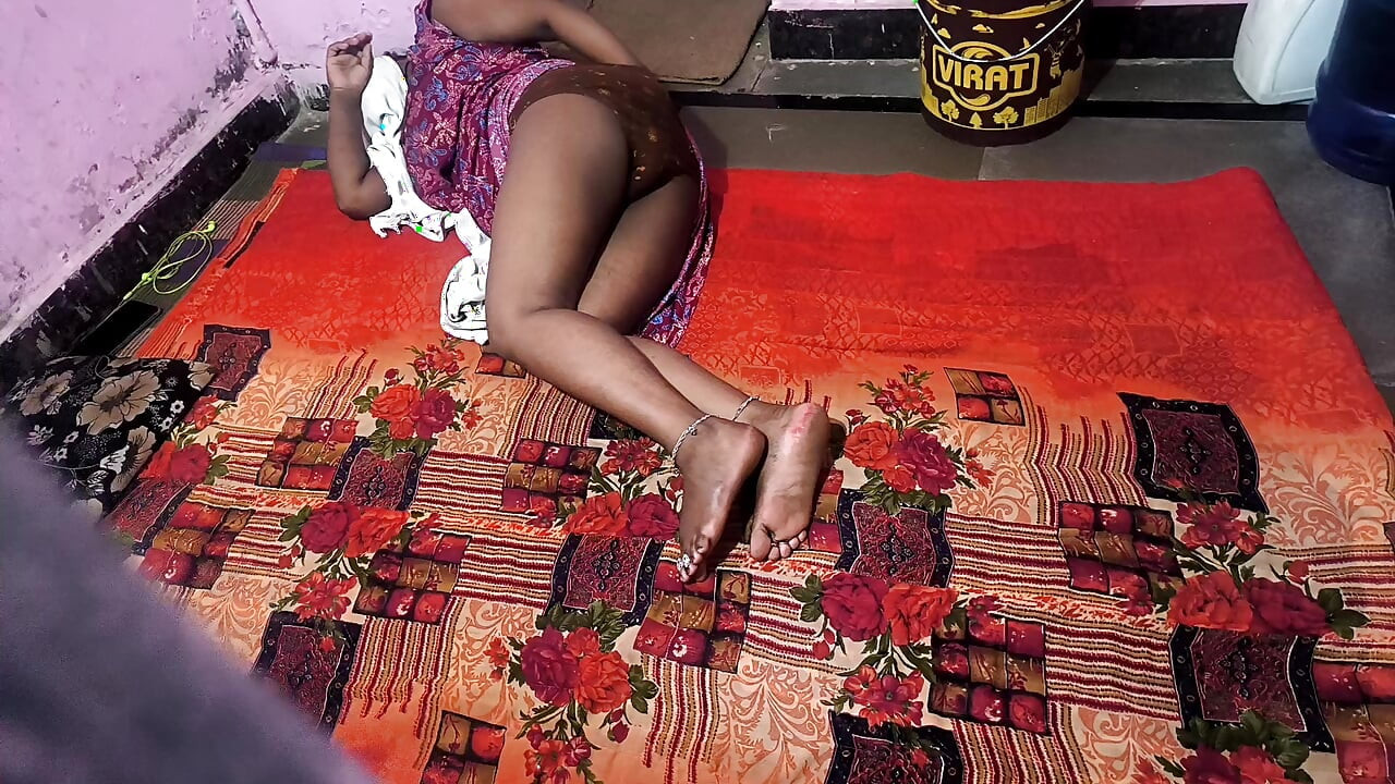Boyfriend with his girlfriend in Village at his house, going hardcore pussy fucked Desi style.