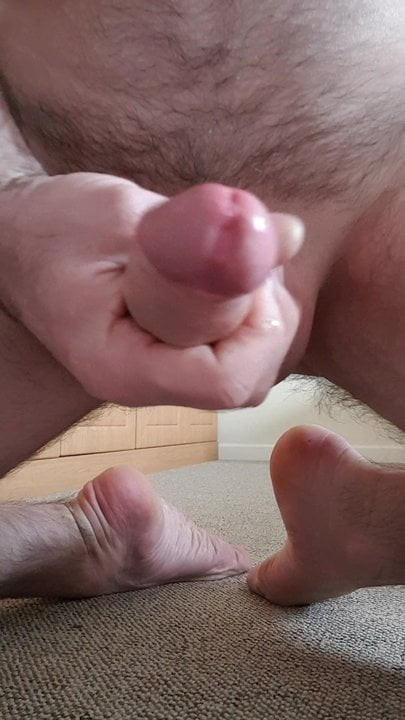 Playing with my cock and arse.....mmmmm!