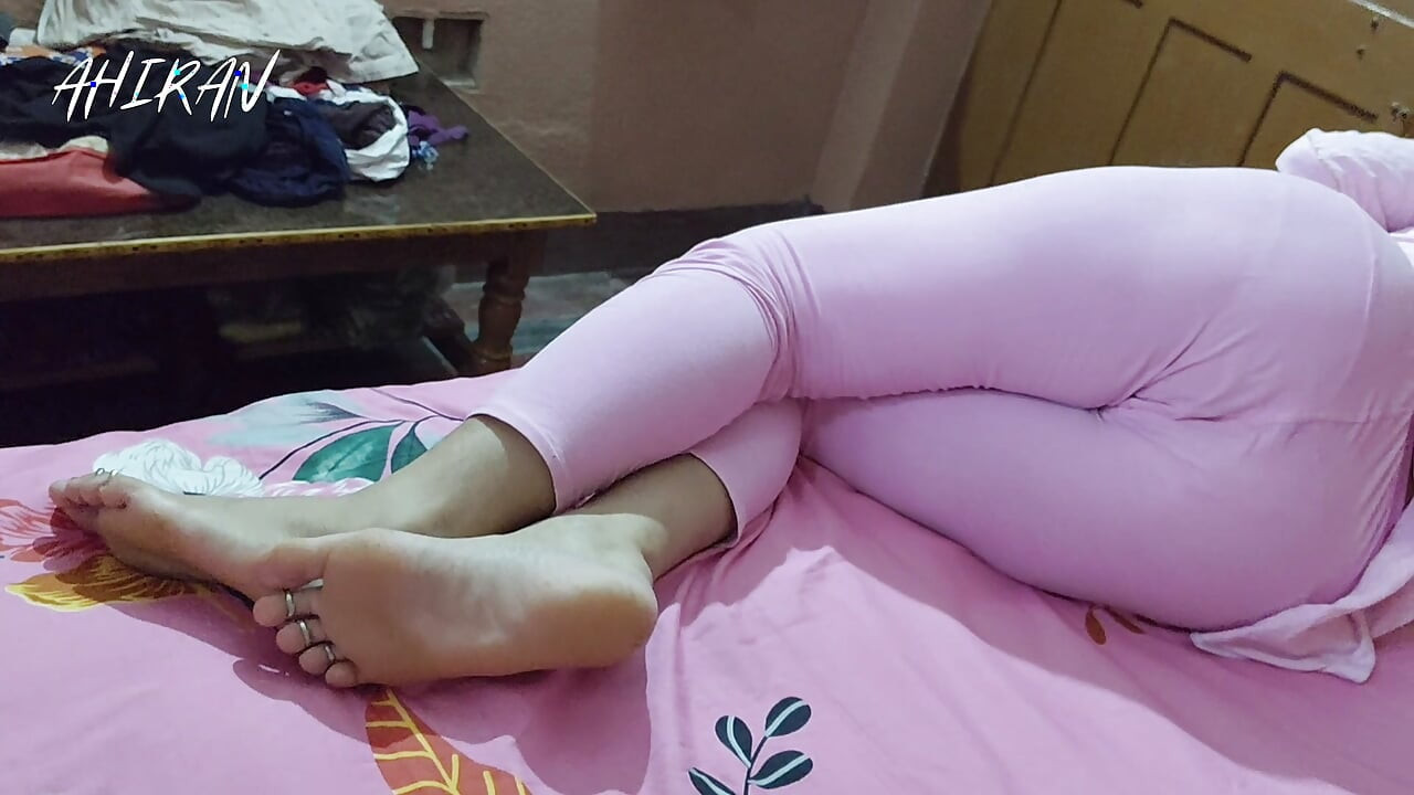 ASIAN INDIAN FEMALE VILLAGE YOUNG GIRL FORPLAY WITH HER BOYFRIEND. PINK DRESS, HAIRY VULVA AND TIGHT SKIN ASS.