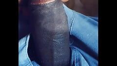 Masaż i masturbacja czarnego kutasa
