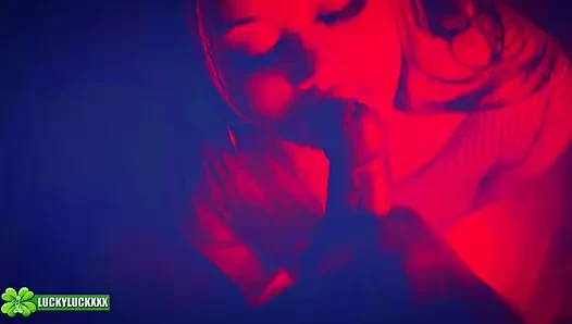 Lucky Gurl Sophia Rose - Red Light Special Amazing POV Blowjob
