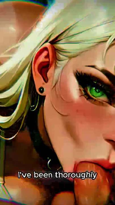 Perra gótica de pelo blanco: "arruízme" - confesión extrema (ia 4k) | Clip 1