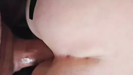 First time anal sex, very tight, husband finished quickly
