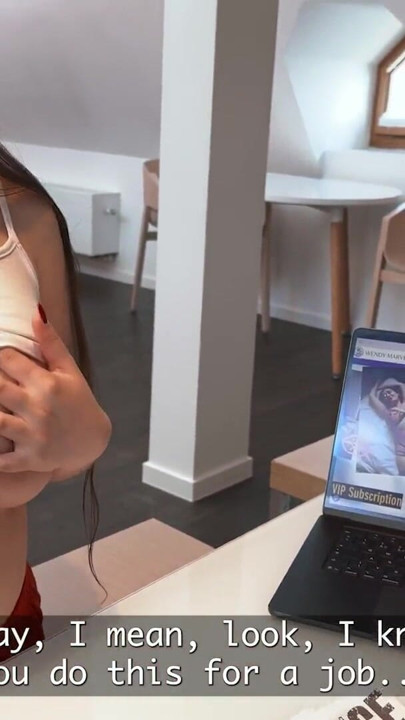 DEBT4k. A Webcam Model with Big Tits knows how to pay off her Debts | Clip 1