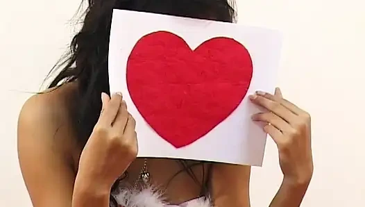 Esmer ateşli kızın yakın çekim