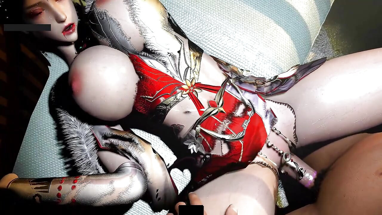 Zorra animada despierta: diosa de las curvas - animación 3D hentai