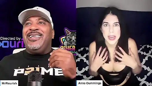 Mrflourish Podcast "the Morning After" mit Erwachsenen-Gast-Star anna cummings