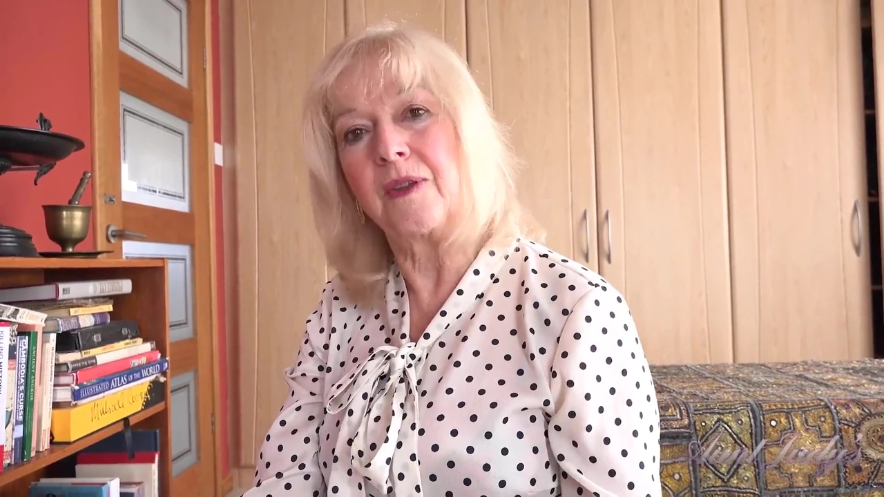 Auntjudys – Your 69yo Busty GILF Stepmom Louise Catches You Watching Mature Porn