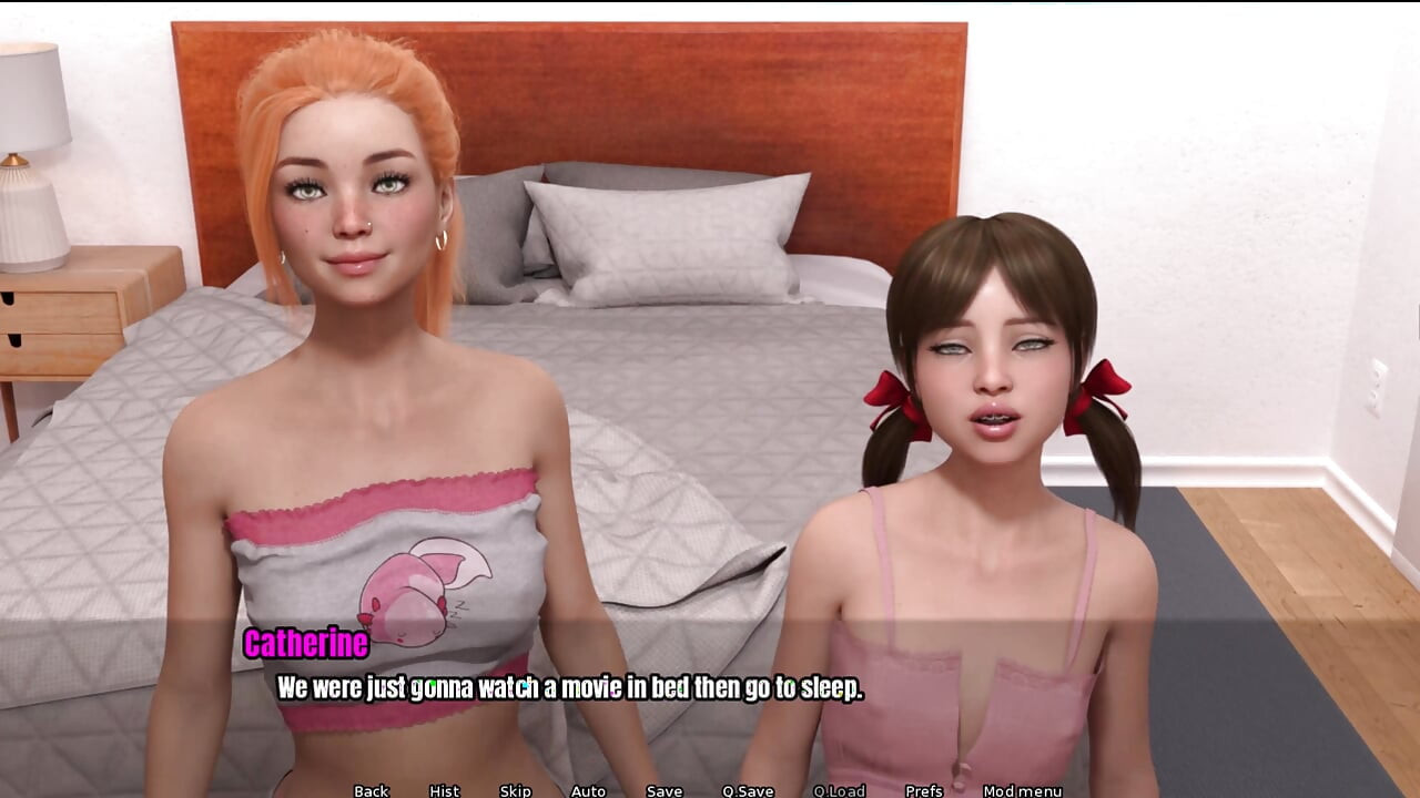 Grandmas house - having double cock tease and cumshots.