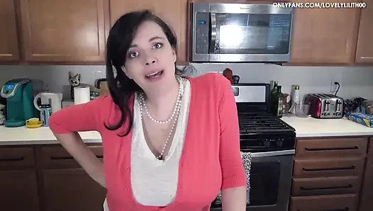 Lovely Lilitlh Southern Stepmom MILF Cum Shots BBW Big tits Comedy