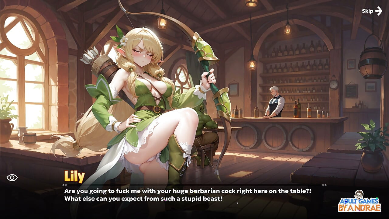 Isekai Waifu Overlord Gameplay Deel 12 - Ruby en Lily's H-Scene Tavern Sex ontgrendeld