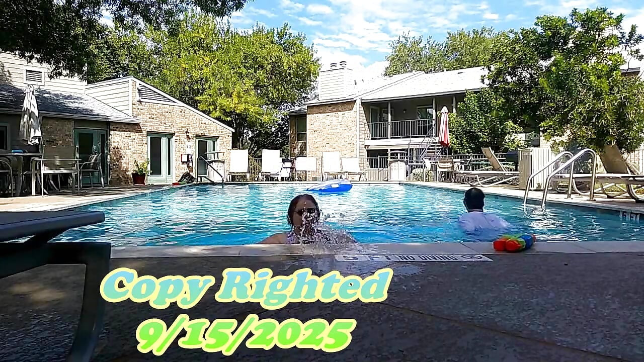 BBW Nurse Vicki Play Time in the Pool with Handsome Harry