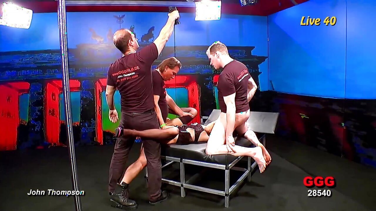 Ggg John Thompson - Aymie Live40 Wild Gangbang Fuckfest
