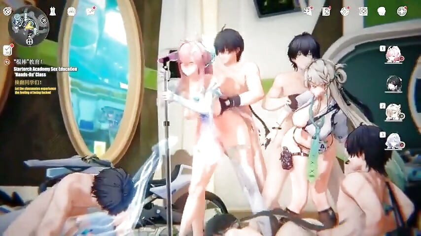 Wuthering Waves - Σεξουαλική Εκπαίδευση στην Ακαδημία - 3D Hentai Animations
