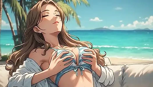 AI Generated Cartoon content, Uncensored video of 18 Year old Anime Girl, 3D Cartoon on closeup by Kiidzy Animates