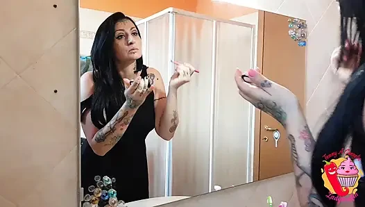 She Puts on Her Makeup and He Buggers Her