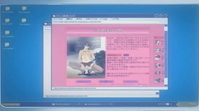 Young man bought himself a new computer for watching porn