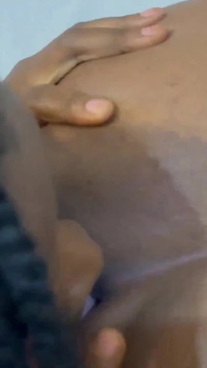 Captivating moment from "Sexy Nigerian black ebony lesbian worship each others ass with some anal rimming"