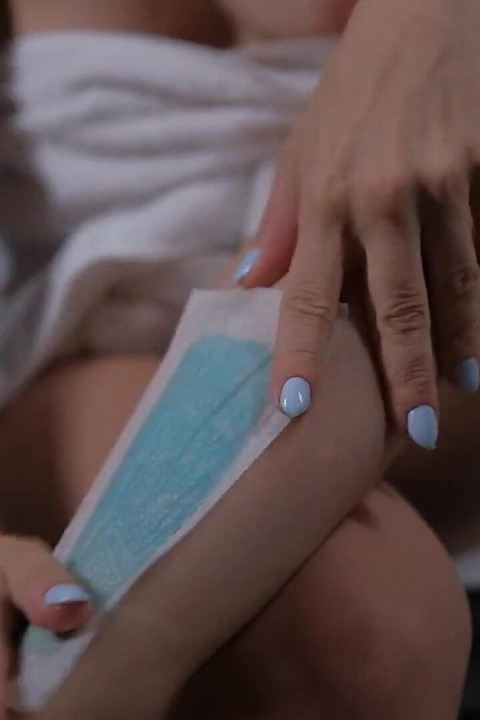 Depilation with Wax Strips