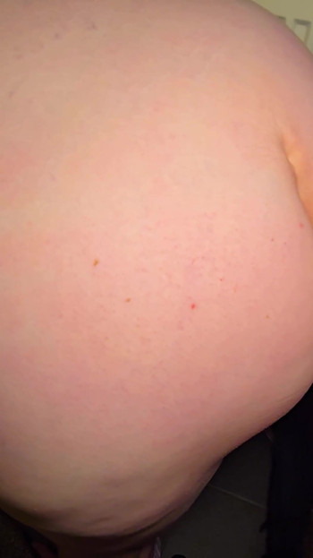 Thrilling moment from "Thick-Ass Stepmom Takes It Doggy Style - Huge Load Explodes All Over!"