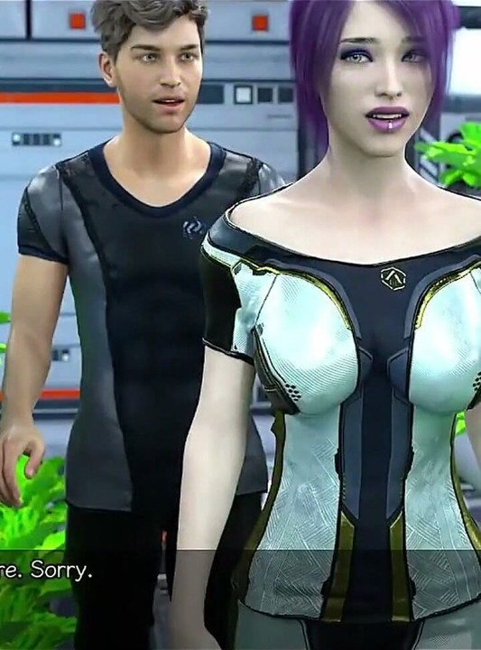 Stranded in Space - Meeting a Shy Emo Girl