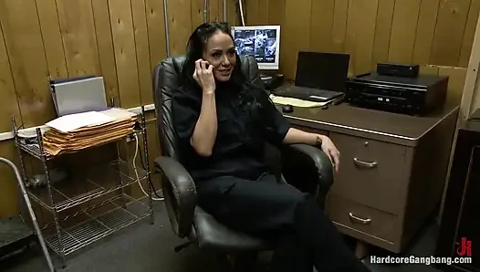 Hot Horny Parole Officer Put in Her Place by Bad-boy Parolee