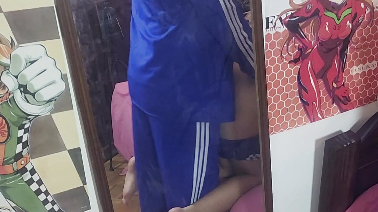 I MADE HER JEALOUS and THEN I make love to her in front of the mirror